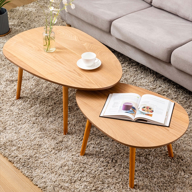 Set of 2 Coffee Table Nesting Table